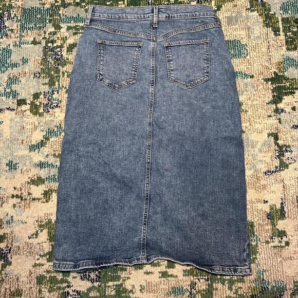 Banana Republic Midi Jean Skirt - Picture 2 of 3